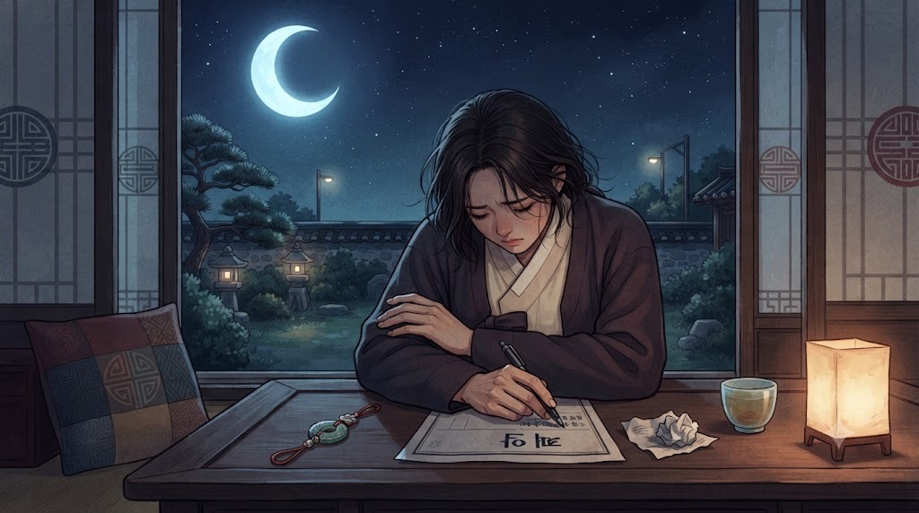 그녀는 깊은 한숨을 내쉬며 폐업 신고서를 작성했다. 펜을 쥔 손이 떨리고, 종이 위에 적히는 글자들은 무겁게 느껴졌다. 그 순간, >희망의 끈을