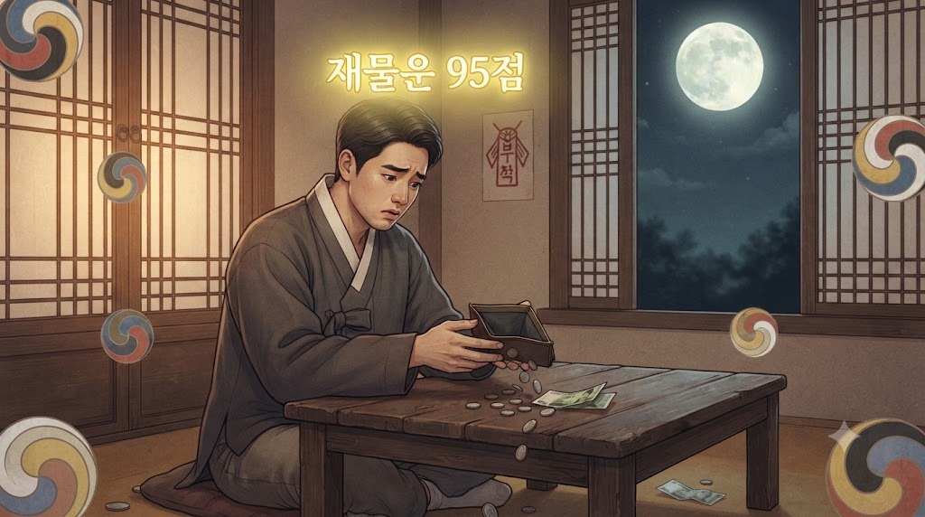 재물운 95점인 날, 그는 오히려 돈을 잃었다