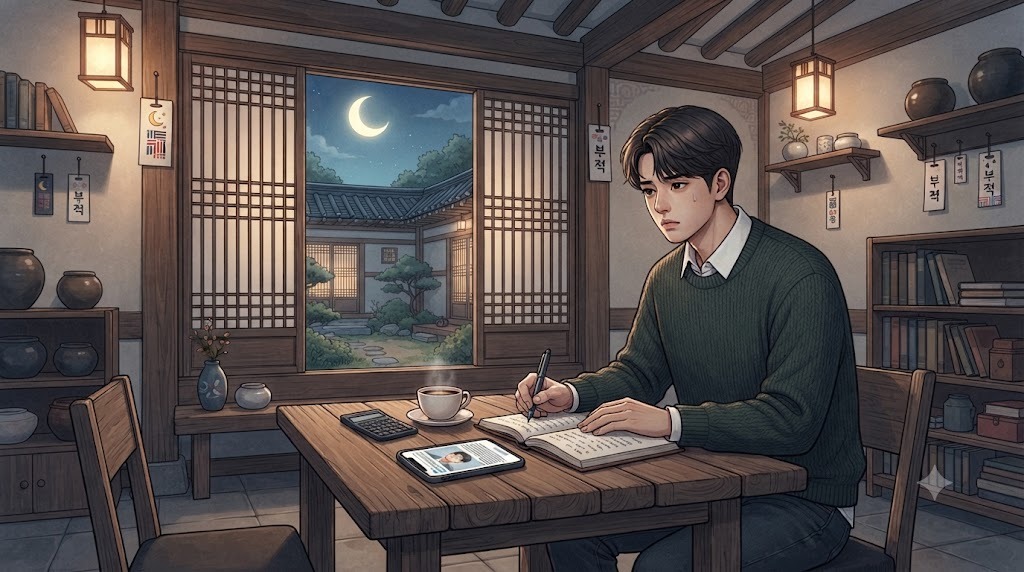 2023년 10월 1일, 현우는 친구 동진의 성공에 질투를 느끼고 있음을