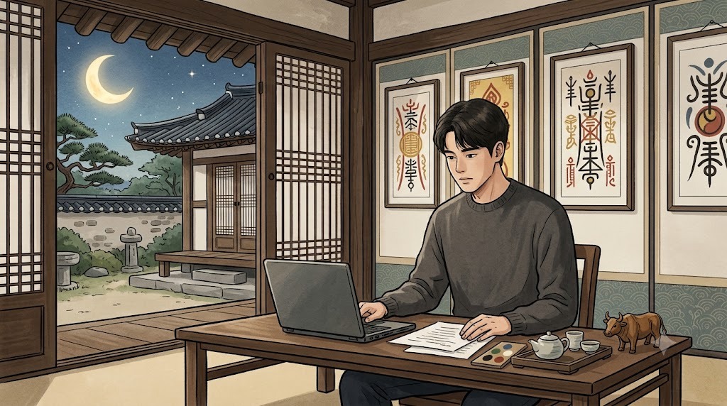 2020년, 창업의 꿈을 안고 나선 정우 . 하지만 그의 사주에는