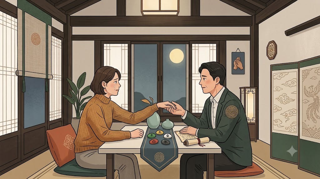 소영과 경수의 이야기는 사주에서 나타나는 충의 관계와 과거의 경험을 통해
