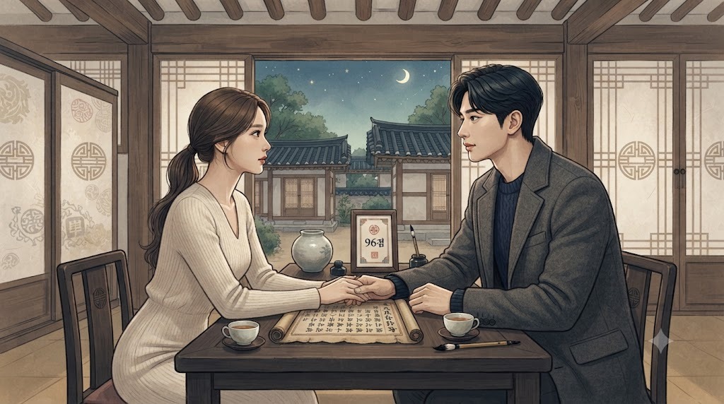 사랑의 갈등과 인생의 선택, 궁합 96점의 해석
