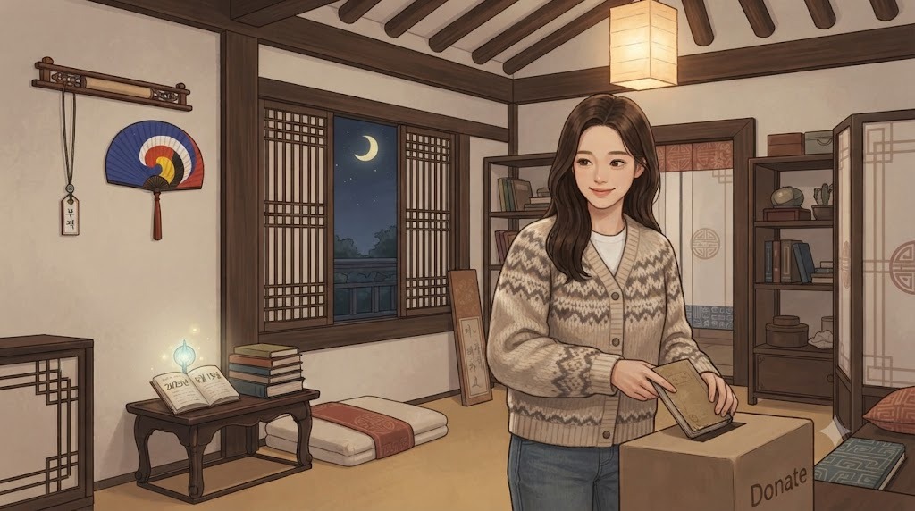 부적을 받은 날부터 매일 한 가지를 버린 여자, 변화의 의미는?
