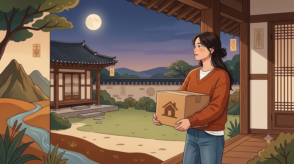 은수의 귀향 결정은 사주에서 나타나는 강한 토 기운과 연관이 있다.