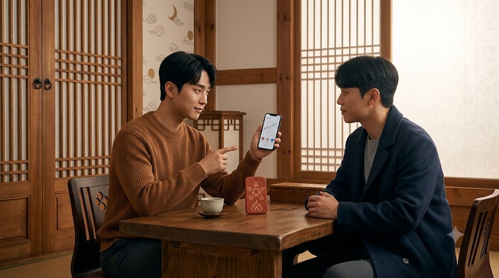 민호의 투자 결정은 그의 사주에서 불의 기운이 강하다는 점과 연결된다.